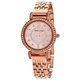 Anne Klein Blush Mother of Pearl Crystal Dial Ladies Watch Set #AK/3400BHST - Watches of America #2