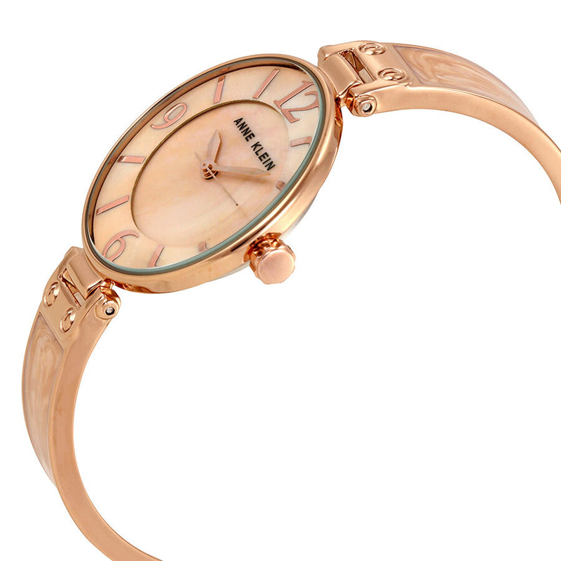 Anne Klein Blush Mother of Pearl Dial Ladies Watch #2210BMRG - Watches of America #2