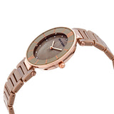 Anne Klein Khaki Mother of Pearl Dial Ladies Watch #3266KHRG - Watches of America #2