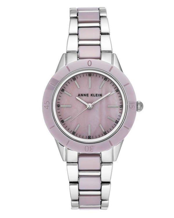 Anne Klein Lavender Dial Ladies Watch #3161LVSV - Watches of America