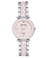 Anne Klein Light Pink Dial Ladies Watch #3159LPSV - Watches of America