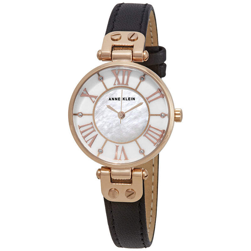 Anne Klein Mother of Pearl Dial Ladies Watch #2718RGBK - Watches of America