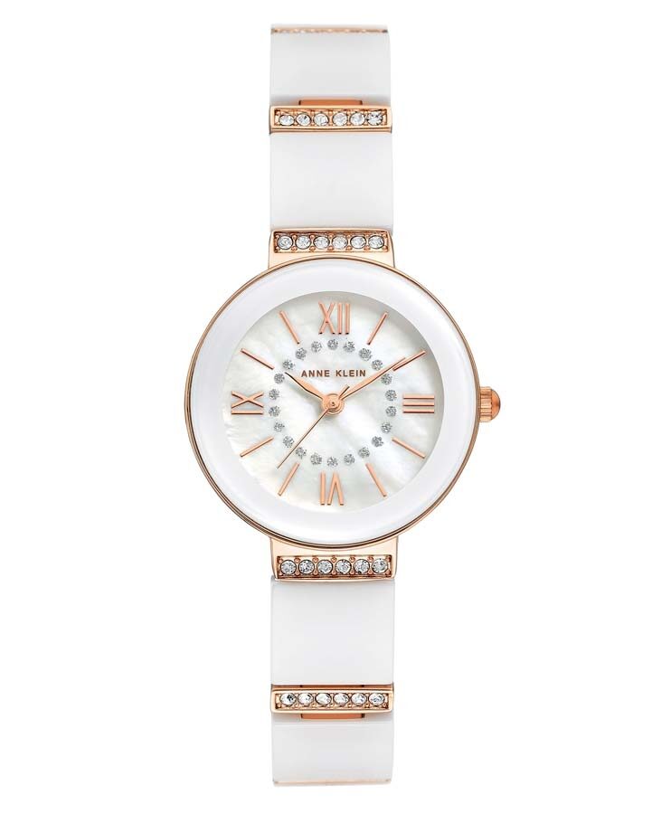 Anne Klein Mother of Pearl Dial Ladies Watch #3340WTRG - Watches of America