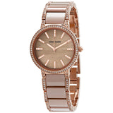 Anne Klein Quartz Crystal Ladies Watch #3306KHRG - Watches of America