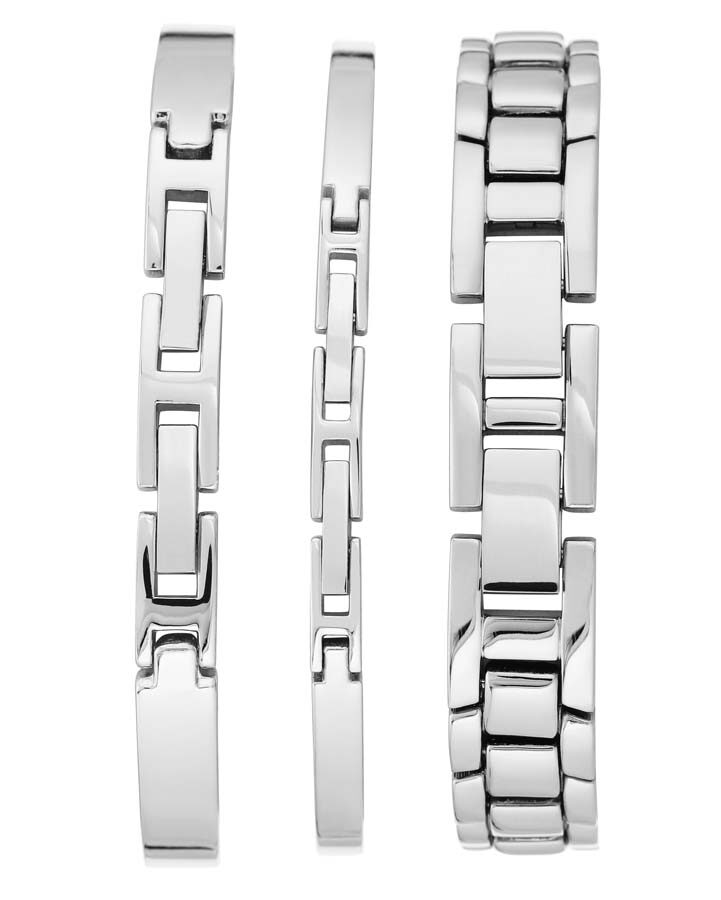 Anne Klein Pink Dial Quartz Ladies Watch and Bracelet Set #AK/3334LPST - Watches of America #3
