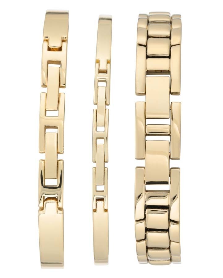 Anne Klein Quartz White Dial Ladies Watch Set #AK/3334WHST - Watches of America #3