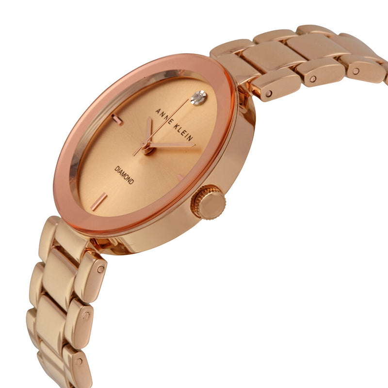Anne Klein Rose Dial Rose Gold-tone Ladies Watch #1362RGRG - Watches of America #2
