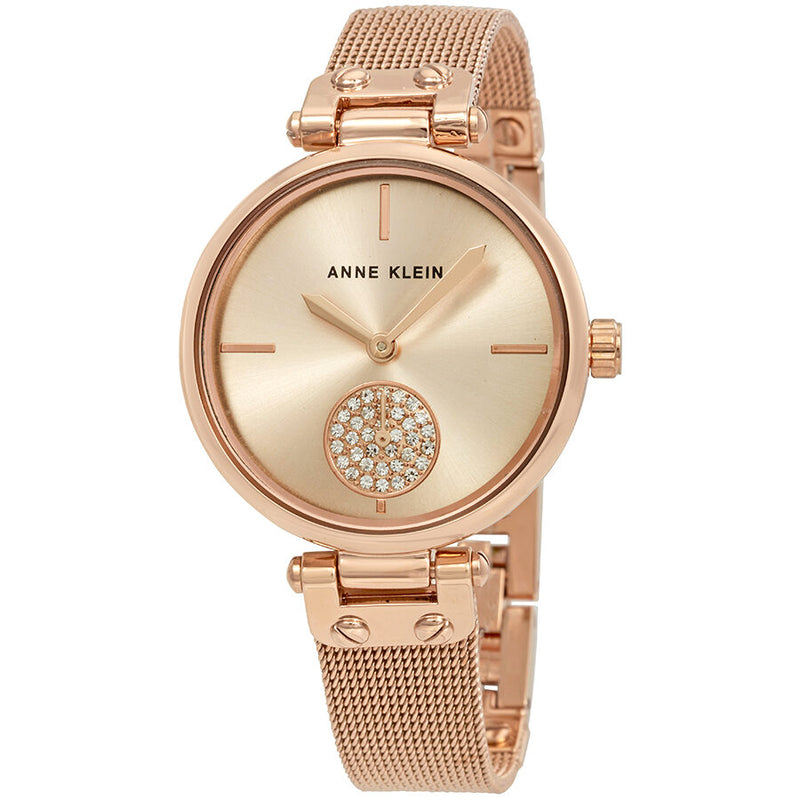 Anne Klein Swarovski Crystals Ladies Watch #3000RGRG - Watches of America