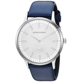 Emporio Armani Renato Blue Leather Men's Watch  AR11119 - Watches of America