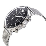 Armani Aviator Chronograph Quartz Black Dial Men's Watch #AR11104 - Watches of America #2