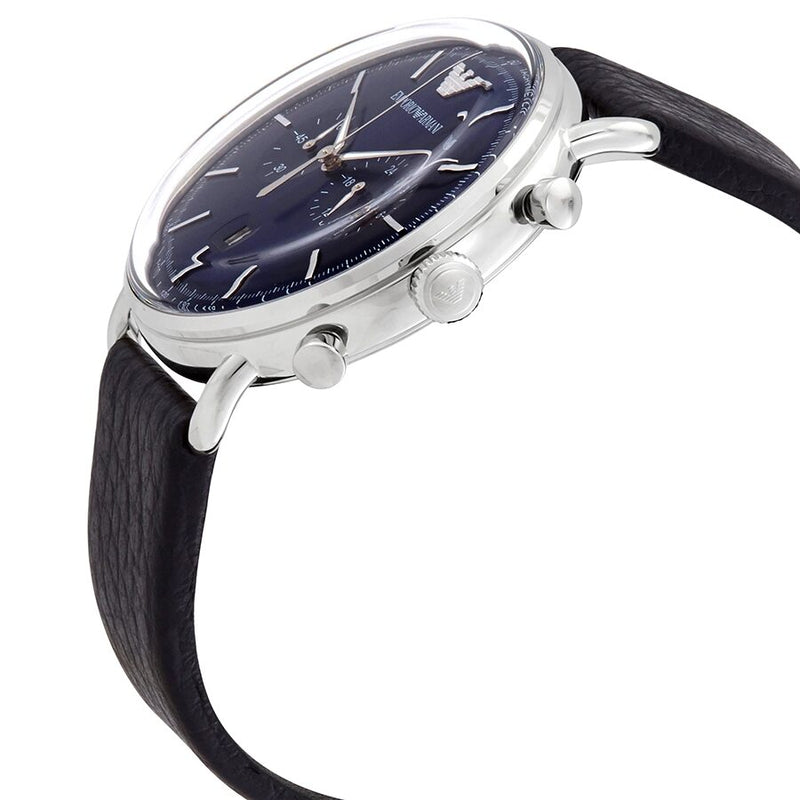 Emporio Armani Aviator Chronograph Quartz Blue Dial Men's Watch #AR11105 - Watches of America #2