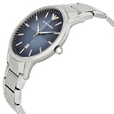 Emporio Armani Classic Blue Textured Dial Men's Watch #AR2472 - Watches of America #2