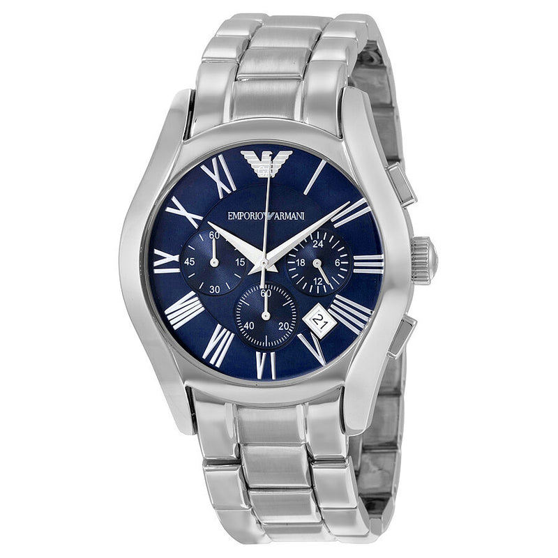 Emporio Armani Classic Chronograph Blue Dial Men's Watch AR1635 - Watches of America