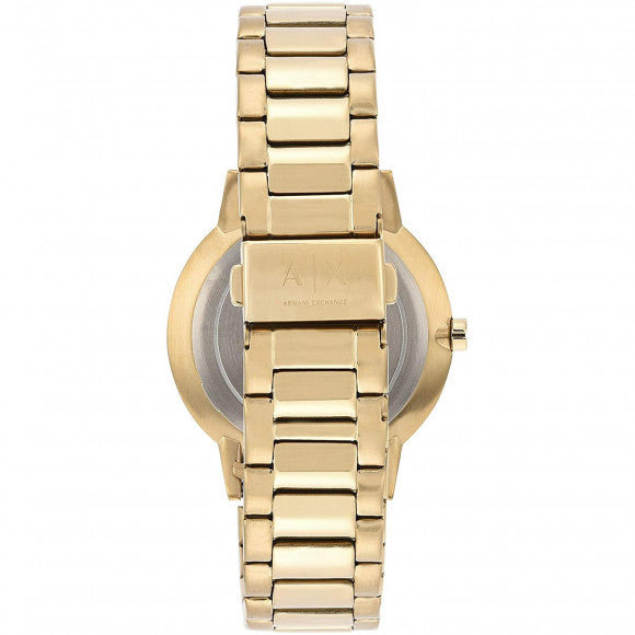 Armani Exchange Three-Hand Gold-Tone Stainless Steel Men's Watch AX2707