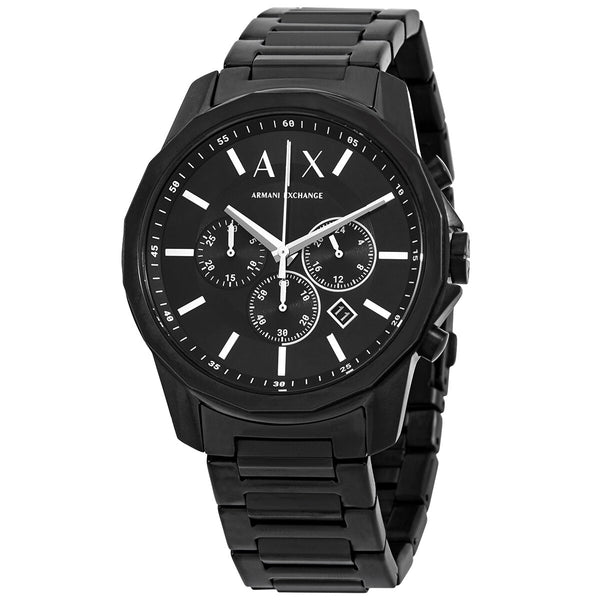 Armani Exchange Banks Chronograph Quartz Black Dial Men's Watch AX1722 - Watches of America