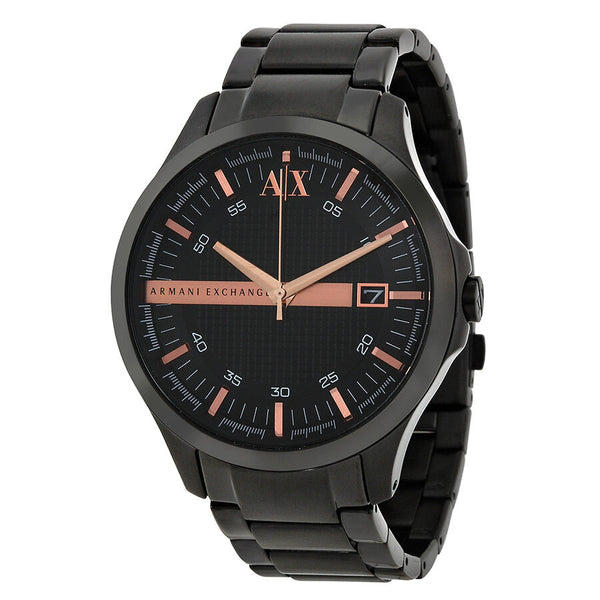 Armani Exchange Black Dial Black Ion-plated Men's Watch AX2150 - Watches of America