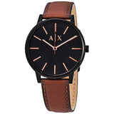 Armani Exchange Cayde Black Dial Men's Watch #AX2706 - Watches of America