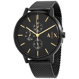 Armani Exchange Cayde Chronograph Quartz Black Dial Men's Watch AX2716 - Watches of America