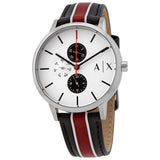 Armani Exchange Chronograph Quartz White Dial Men's Watch #AX2724 - Watches of America