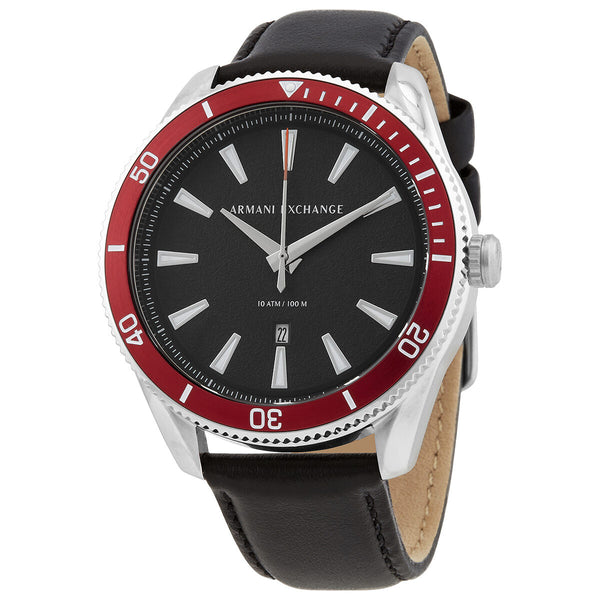 Armani exchange watches discount red and black