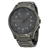 Armani Exchange Hampton Grey Textured Dial Men's Watch AX2135 - Watches of America