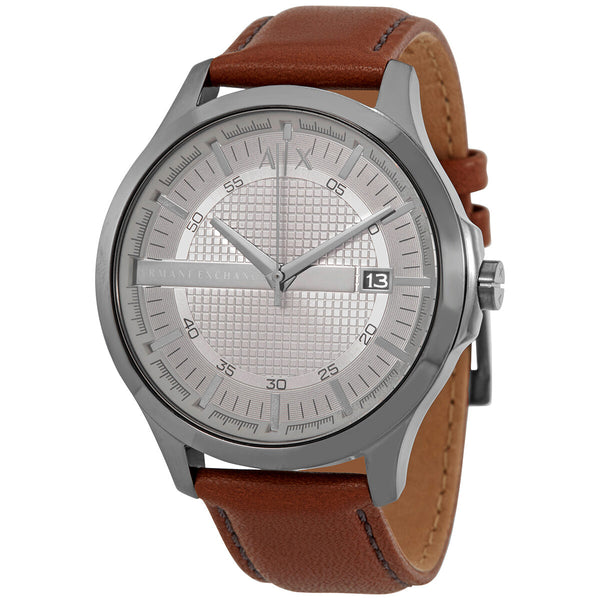 Armani Exchange Hampton Quartz Grey Dial Men's Watch #AX2414 - Watches of America