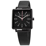 Armani Exchange Quartz Crystal Black Dial Ladies Watch #AX5805 - Watches of America