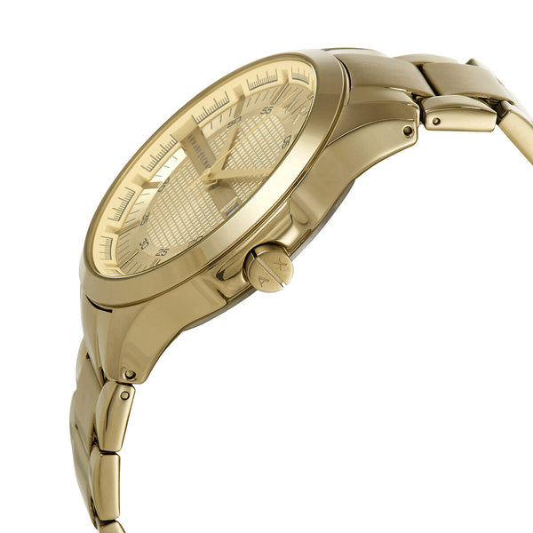 Armani Exchange Quartz Gold Dial Men's Watch AX2415 - Watches of America #2