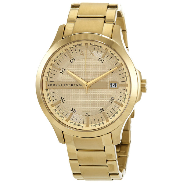 Armani Exchange Quartz Gold Dial Men's Watch AX2415 - Watches of America