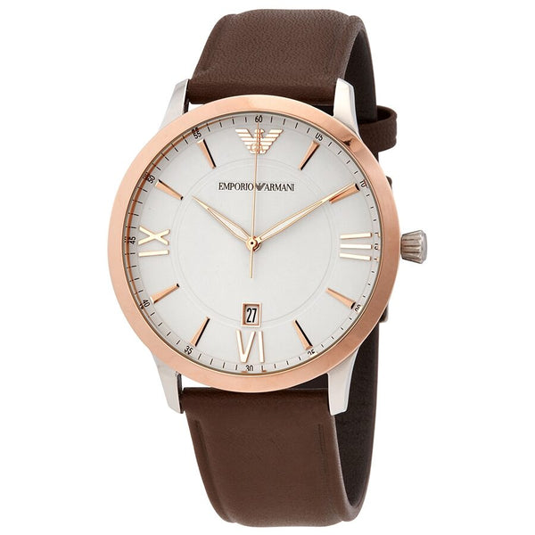 Emporio Armani Giovanni Quartz White Dial Men's Watch #AR11211 - Watches of America