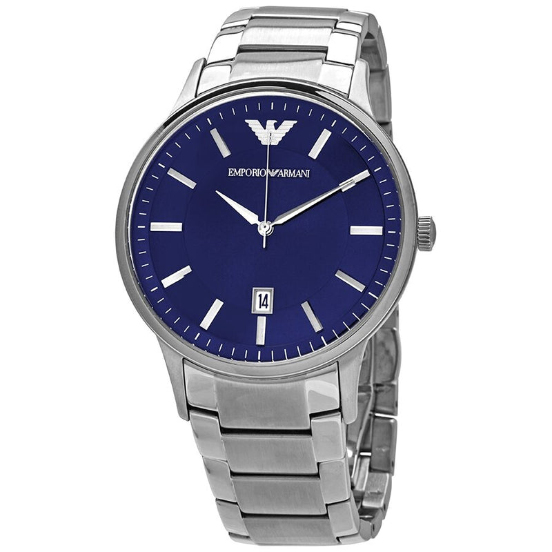 Emporio Armani Quartz Blue Dial Men's Watch AR11180 - Watches of America