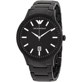 Emporio Armani Renato Quartz Black Dial Men's Watch #AR11184 - Watches of America