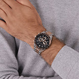 Michael Kors Layton Reloj cronógrafo de cuarzo con esfera negra para hombre MK8913