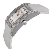 Baume and Mecier Hampton Milleis Opaline Silver Alligator Leather Ladies Watch #10025 - Watches of America #2