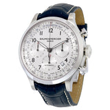 Baume and Mercier Capeland Chronograph Silver Dial Men's Watch 10063#A10063 - Watches of America