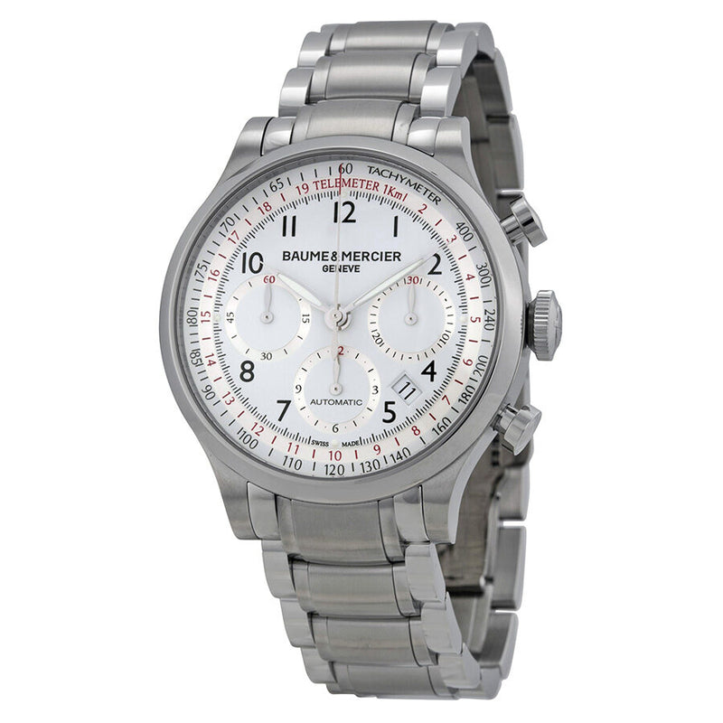 Baume and Mercier Capeland Automatic Chronograph Men's Watch 10061#A10061 - Watches of America