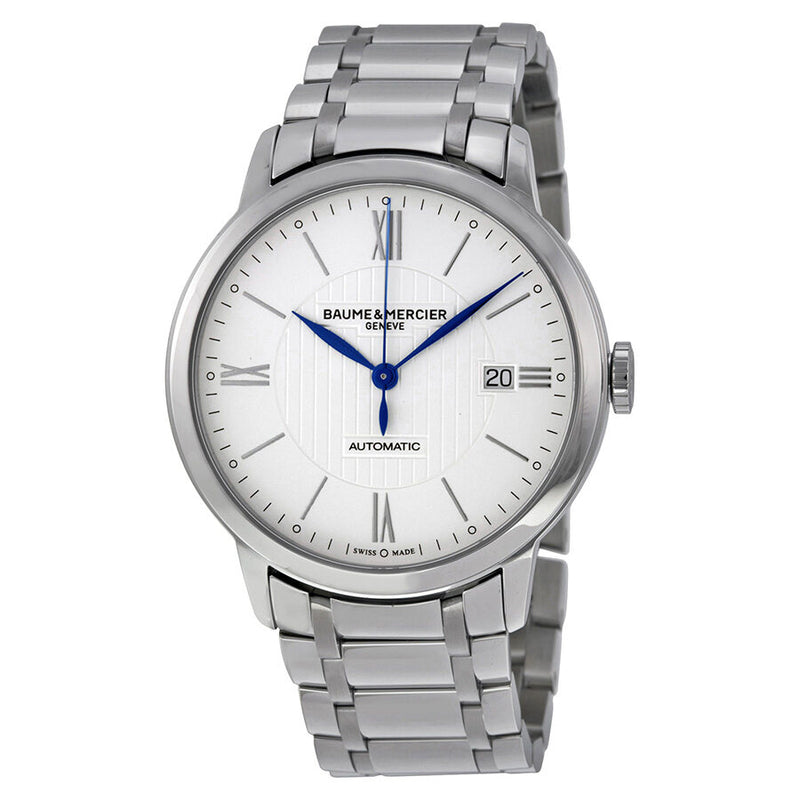 Baume and Mercier Classima Automatic Silver Dial Men's Watch M0A#10215 - Watches of America