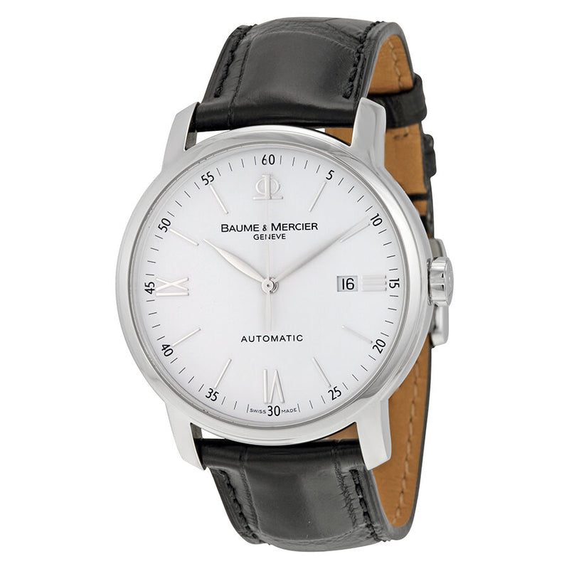 Baume and Mercier Classima Automatic White Dial Men's Watch #08592 - Watches of America
