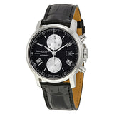 Baume and Mercier Classima Executives Automatic Black Leather Men's Watch 08733#MOA8733 - Watches of America