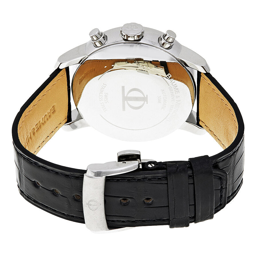 Baume and Mercier Classima Executives Automatic Black Leather