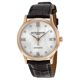 Baume and Mercier Classima Mother of Pearl Diamond Dial Ladies Watch #10077 - Watches of America