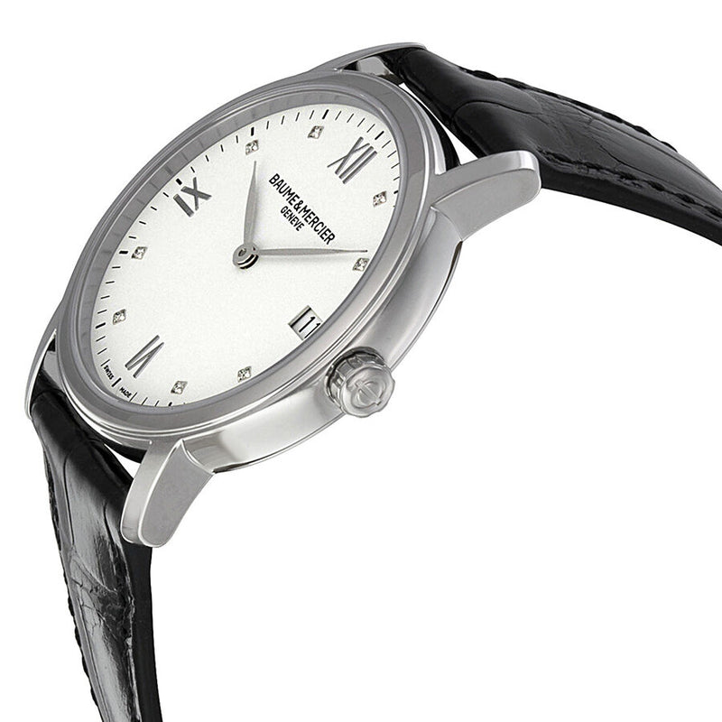 Baume and Mercier Classima White Diamond Dial Ladies Watch 10146#MOA10146 - Watches of America #2