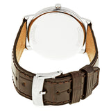Baume and Mercier Classima White Dial Brown Leather Men's Watch #10181 - Watches of America #3