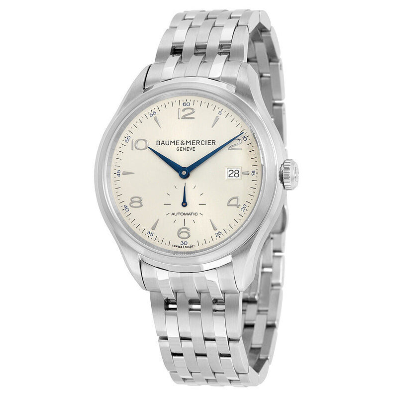 Baume and Mercier Clifton Automatic Silver Dial Men's Watch 10099#A10099 - Watches of America