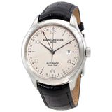 Baume and Mercier Clifton Dual Time Silver Dial Men's Watch 10112#A10112 - Watches of America