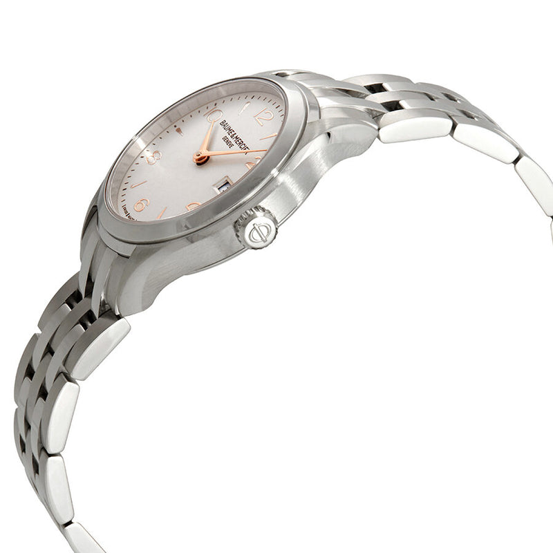 Baume and Mercier Clifton Silver Dial Ladies Watch 10175#A10175 - Watches of America #2