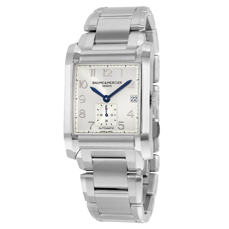 Baume and Mercier Hampton Automatic Silver Dial Men's Watch #10047 - Watches of America