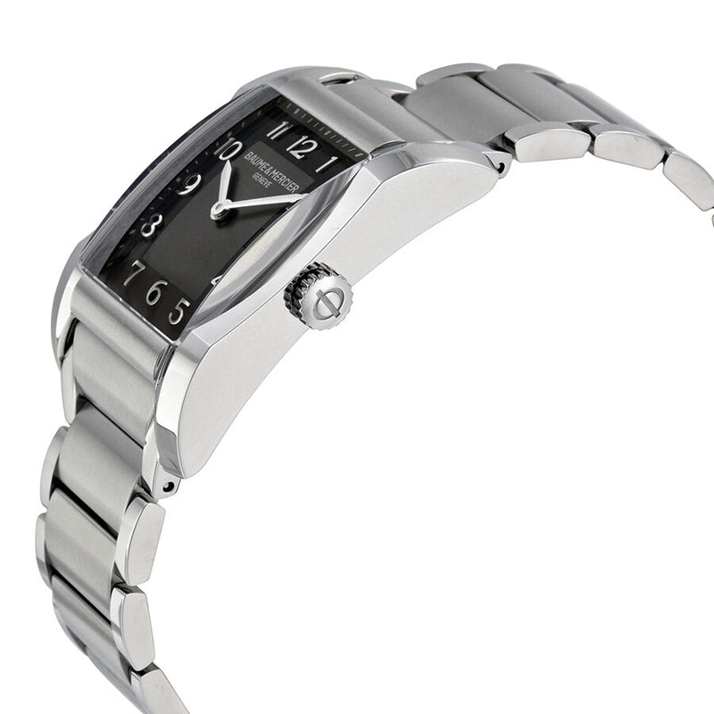 Baume and Mercier Hampton Black Dial Stainless Steel Ladies Watch #10021 - Watches of America #2