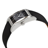 Baume and Mercier Hampton Milleis Black Dial Leather Ladies Watch #10022 - Watches of America #2