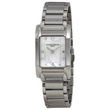 Baume and Mercier Hampton Mother of Pearl Diamond Dial Ladies Watch #10050 - Watches of America